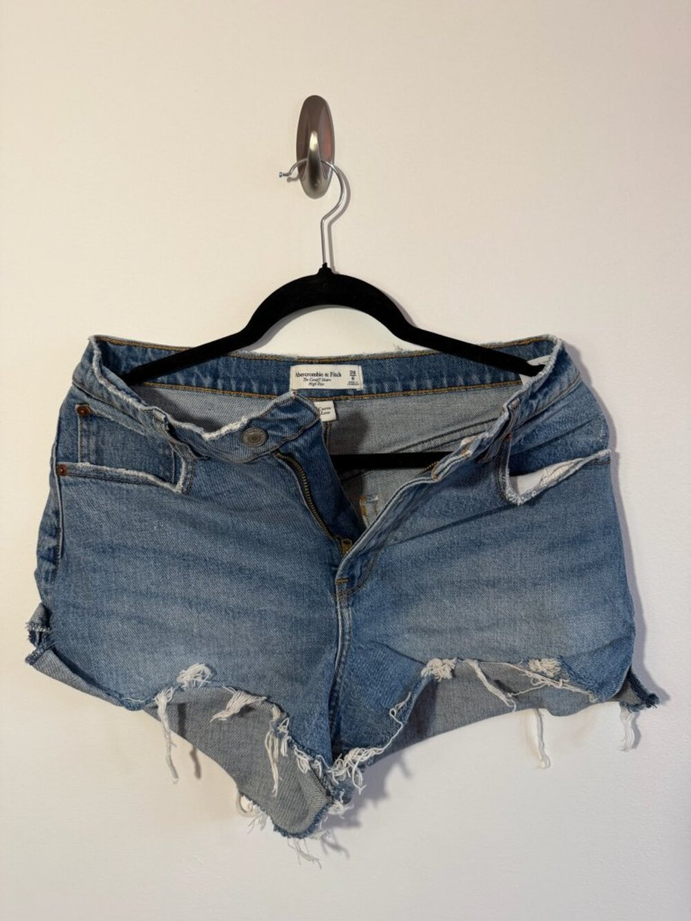 Abercrombie & Fitch Curve Love High Rise "The Cutoff Short"